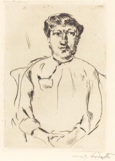 Frauenbildnis (Portrait of a Woman), 1914. Creator: Lovis Corinth.