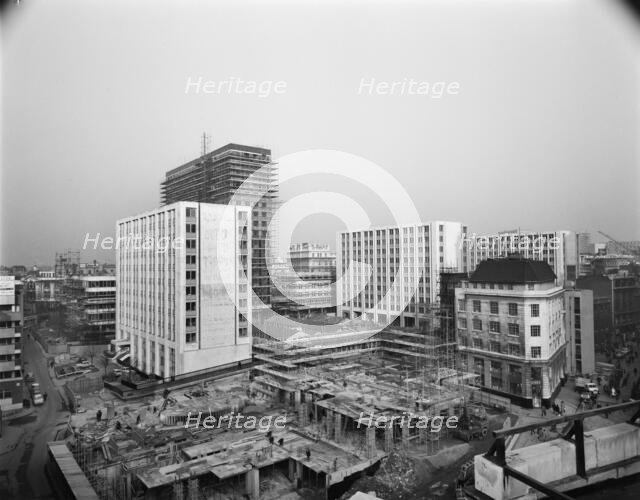 Paternoster Square, City of London, 16/01/1964. Creator: John Laing plc.