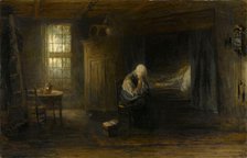 'Alone in the World', 1878. Creator: Jozef Israels.