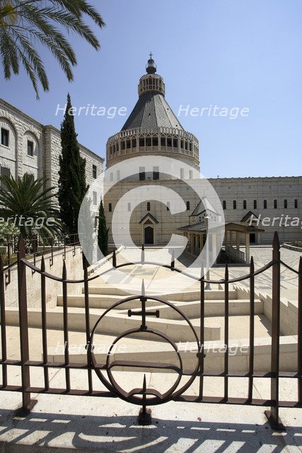 Church of the Annunciation, Nazareth, Israel. Artist: Samuel Magal