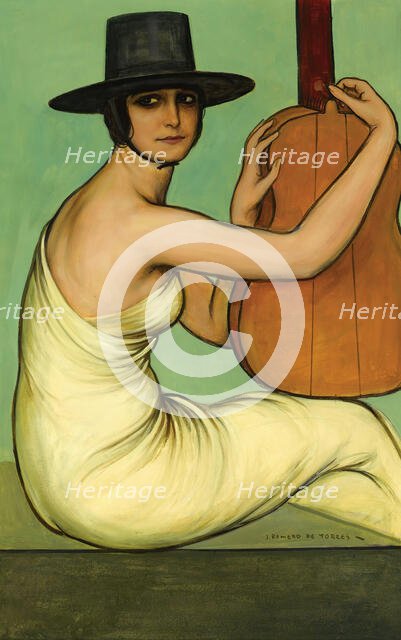 Dora La Cordobesa , 1925. Creator: Romero de Torres, Julio (1874-1930).