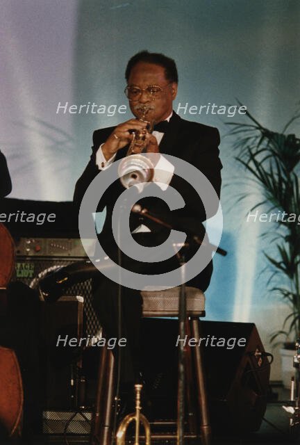 Clark Terry, Jazz Inn Party, Nordwijk, Netherlands, 1989. Creator: Brian Foskett.