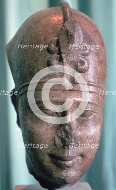 Head of the Pharaoh Teos, 4th century BC. Artist: Unknown