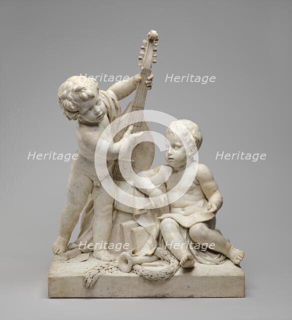 Poetry and Music, c. 1774/1778. Creator: Claude Michel.