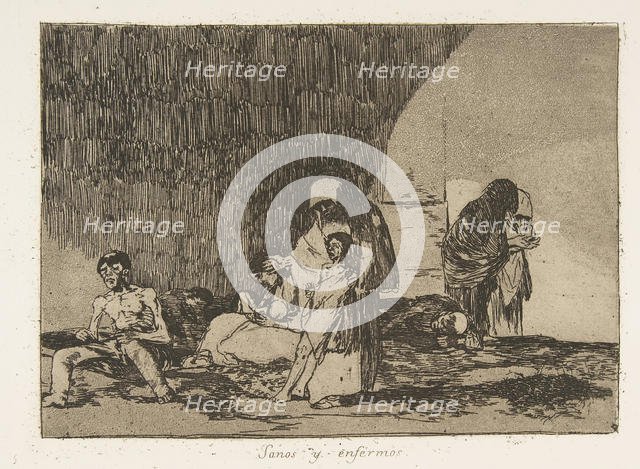 Plate 57 from 'The Disasters of War' (Los Desastres de la Guerra): 'Th..., 1811-12 (published 1863). Creator: Francisco Goya.