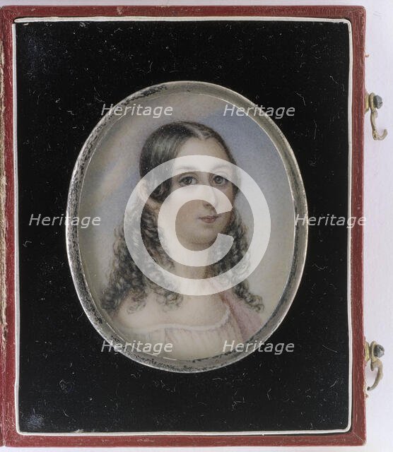 Princess Eugenie of Sweden at a young age, c1840s. Creator: Unknown.