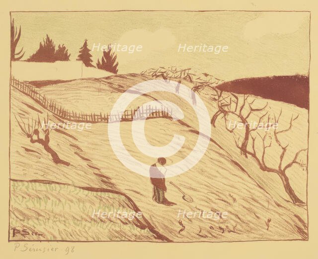 La Fin du Jour (End of the Day), 1893. Creator: Paul Serusier.