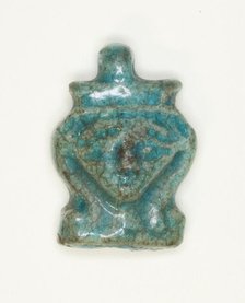 Amulet of the Goddess Hathor, Egypt, New Kingdom, Dynasties 18-20 (about 1550-1069 BCE). Creator: Unknown.