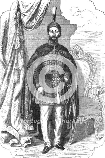'Portrait of the Sultan Abdul Medjid, from a painting by M. Doussault', 1854. Creator: Unknown.