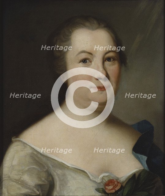 Portrait of the poet Hedvig Charlotta Nordenflycht (1718-1763).