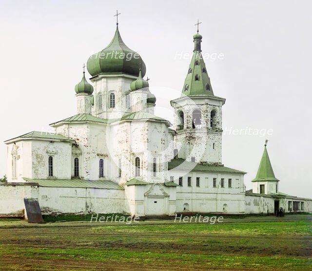 Trinity Monastery for men in the city of Tiumen, 1912. Creator: Sergey Mikhaylovich Prokudin-Gorsky.