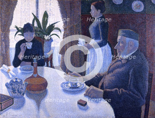 Breakfast. Artist: Signac, Paul (1863-1935)