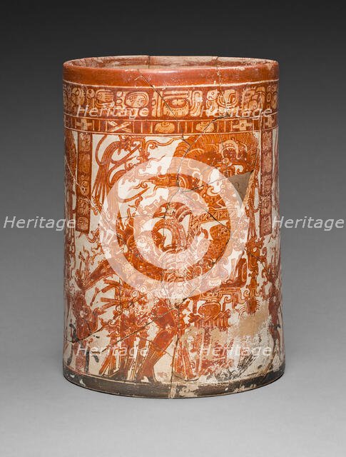 Vessel of the Dancing Lords, A.D. 750/800. Creator: Ah Maxam.