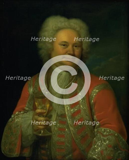 The Court Jester Otto Kyhl, 1727. Creator: Johann Salomon Wahl.