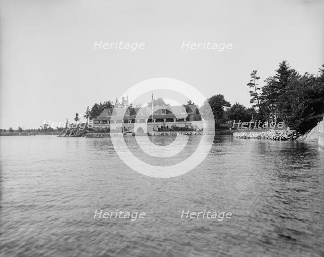 Thousand Island club house, Thousand Islands, c1901. Creator: Unknown.
