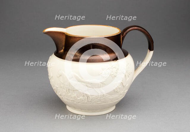 Pitcher, Staffordshire, c. 1830. Creator: Staffordshire Potteries.