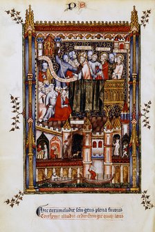 The arrest of St Denis, 1317. Artist: Unknown