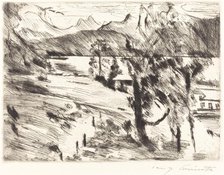 Walchensee landschaft (Walchensee Landscape), 1919. Creator: Lovis Corinth.