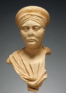 Portrait Bust of a Roman Matron, A.D. 140-150. Creator: Unknown.