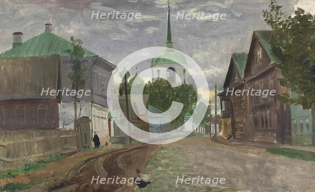 A street in Staraya Russa, 1921.