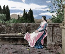 Matilda of Tuscany, (1887).  Creator: Richard Brend'amour.