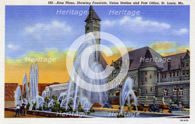 Aloe Plaza, St Louis, Missouri, USA, 1941. Artist: Unknown
