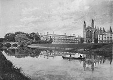 'King's College and Chapel Cambridge', c1896. Artist: Stearn.