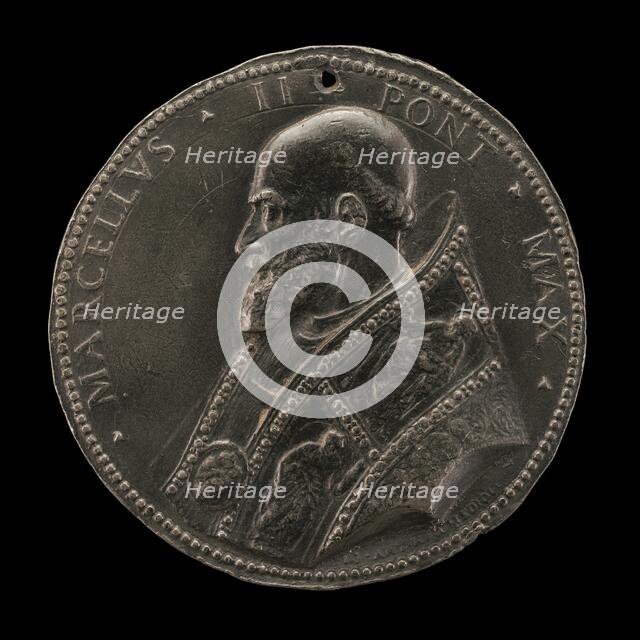Marcellus II (Marcello Corvino, 1501-1555), Pope 1555, 1555. Creator: Giovanni Antonio de' Rossi.