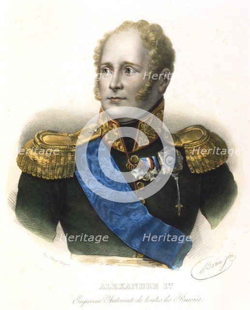 Alexander I, Tsar of Russia, c1801-1825. Artist: Unknown