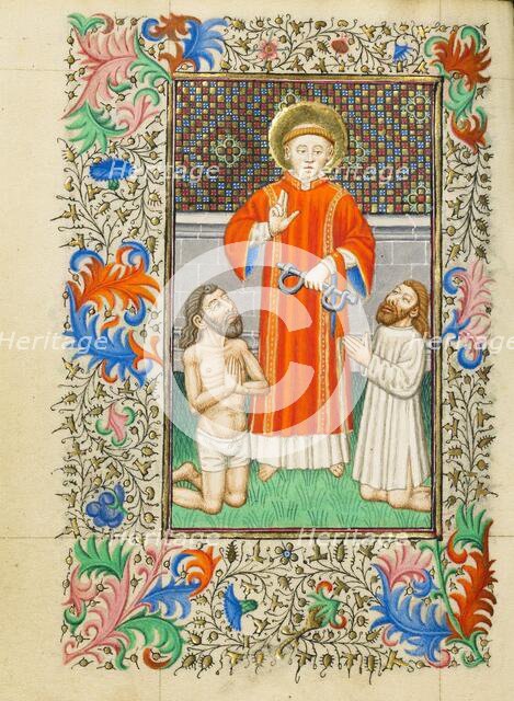 Saint Leonard; Book of Hours, about 1430-1440. Creator: Fastolf Master.