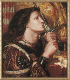 Joan of Arc, 1863. Creator: Rossetti, Dante Gabriel (1828-1882).