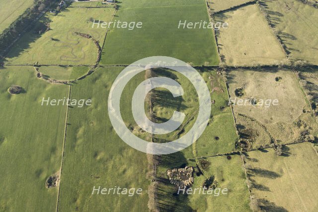 Three of the Priddy Circles, Somerset, 2016. Creator: Damian Grady.