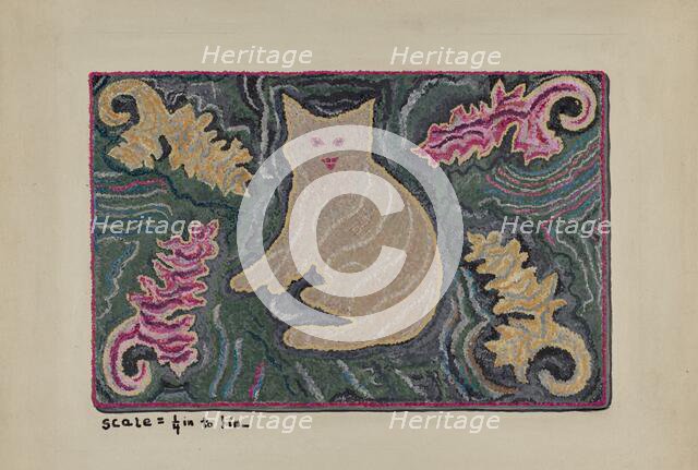 Rug, c. 1940. Creator: Dorothy Kiernan.
