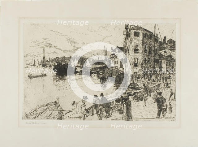 Castello Quarter, Riva, 1880/1882. Creator: Otto Henry Bacher.