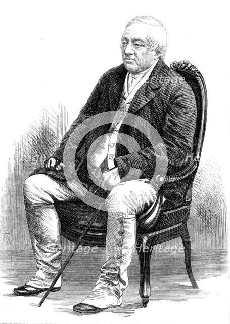 The late Mr. John Scott, 1871. Creator: Unknown.