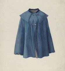 Woman's Cape, c. 1936. Creator: Helen E. Gilman.