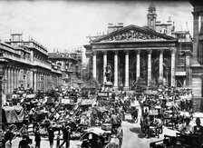 The Royal Exchange, City of London, c1900. Artist: Unknown