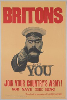 Britons, Lord Kitchener Wants You. Join Your Country's Army!, 1914.