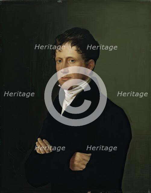 Josef Mayer Baron von und zu Gravenegg, 1827. Creator: Leopold Kupelwieser.