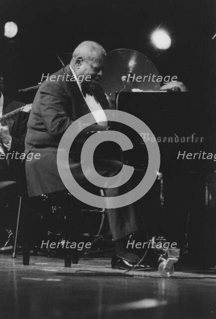 Oscar Peterson, North Sea Jazz Festival, Netherlands, 1995. Creator: Brian Foskett.