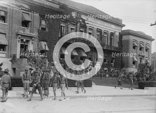 Military Training, 1917 or 1918. Creator: Harris & Ewing.