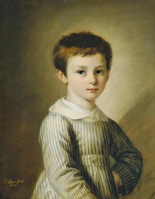 Boy portrait, 1826. Creator: Joseph Lavos.