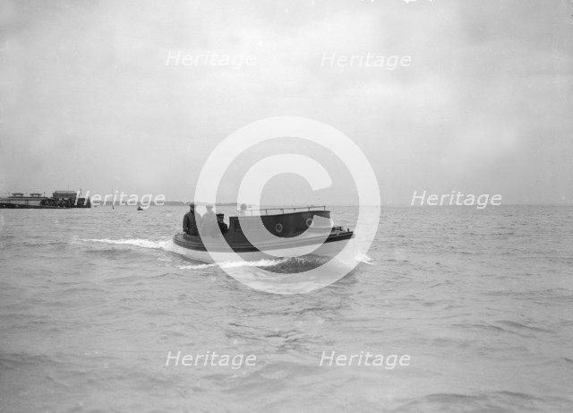 Mitcham 35ft steel motor launch. Creator: Kirk & Sons of Cowes.