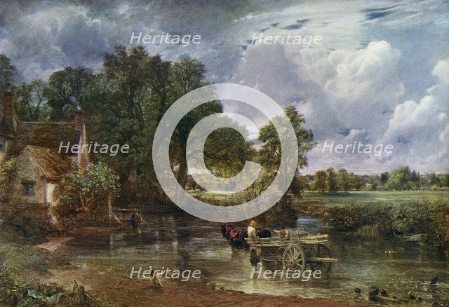 'The Hay Wain', 1821, (1912).Artist: John Constable