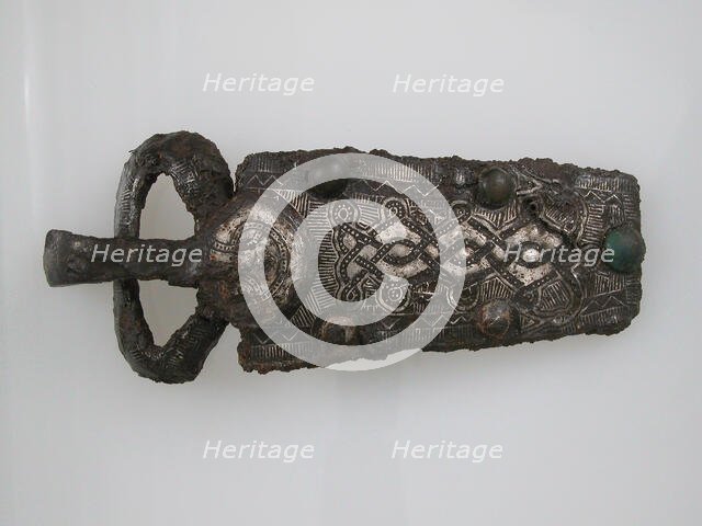 Belt Buckle, Frankish or Burgundian, 7th century. Creator: Unknown.