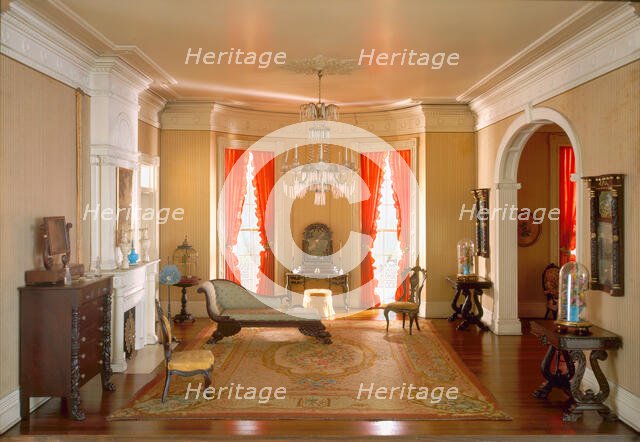 A32: Louisiana Bedroom, 1800-50, United States, c. 1940. Creator: Narcissa Niblack Thorne.