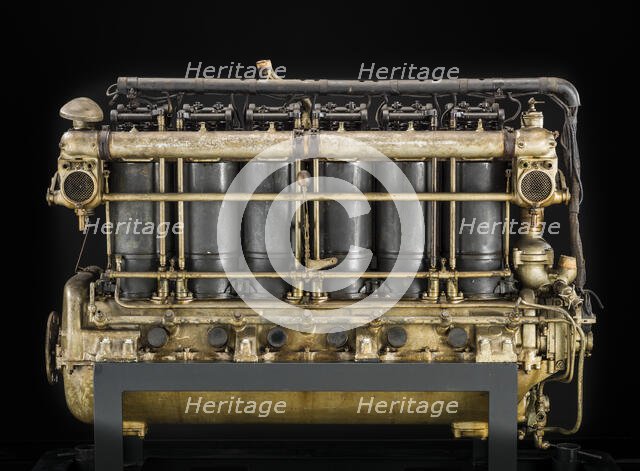 Maybach MB IVa, In-line 6 Engine, ca. 1916. Creator: Maybach Motorenbau.