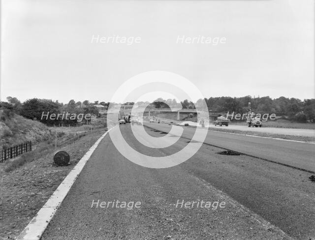 M6 Motorway, Swynnerton, Stafford, Staffordshire, 02/07/1962. Creator: John Laing plc.