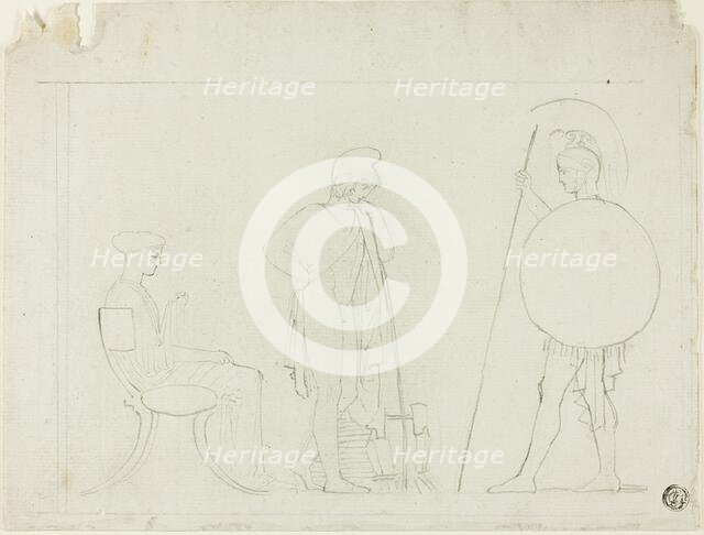 Hector Chiding Paris, n.d. Creator: John Flaxman.