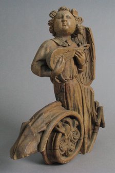 Musical Angel, French, ca. 1450-1500. Creator: Unknown.
